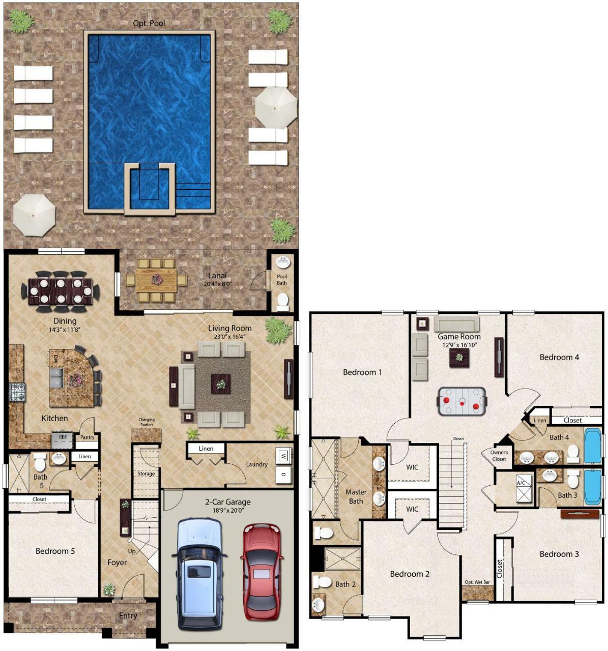 Encore Resort 4136 5 Bedroom Water Park Orlando Exterior foto